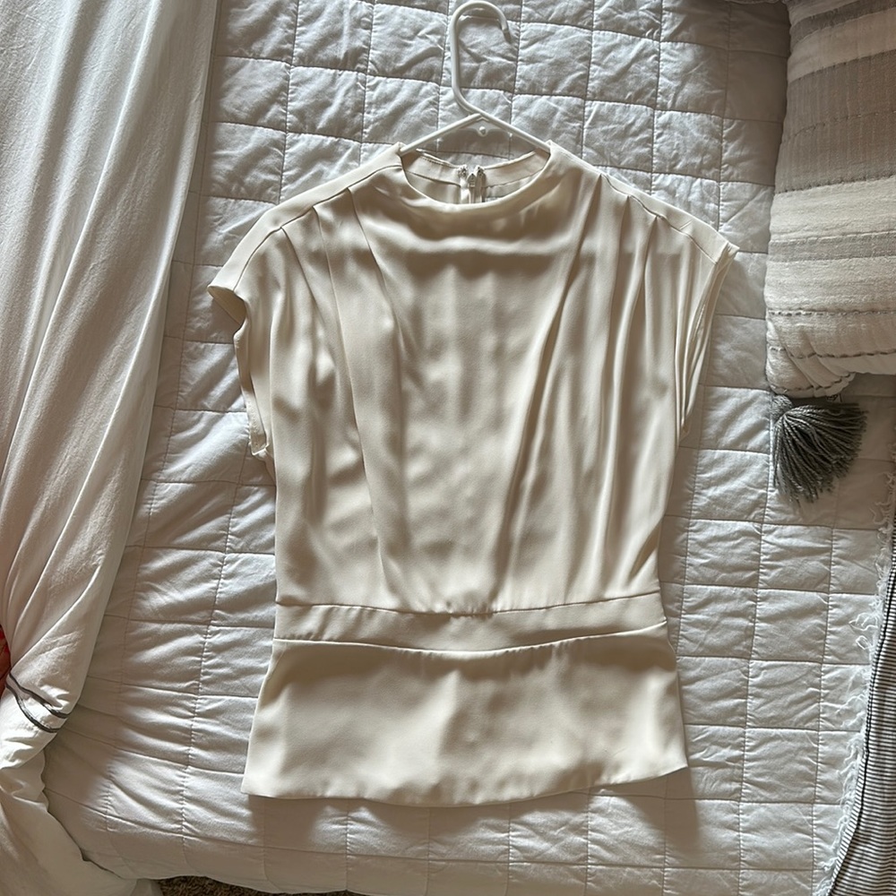 Express High Neck Satin Blouse